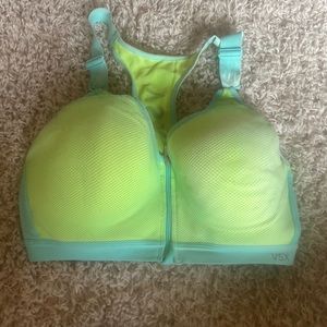 Victoria’s Secret sports bra. Fairly worn.
